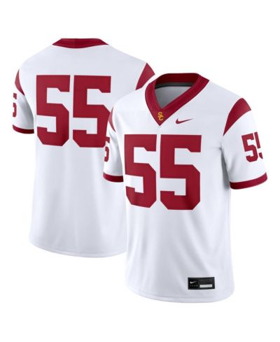 Мужская джерси Nike 55 White USC Trojans Limited Away Game