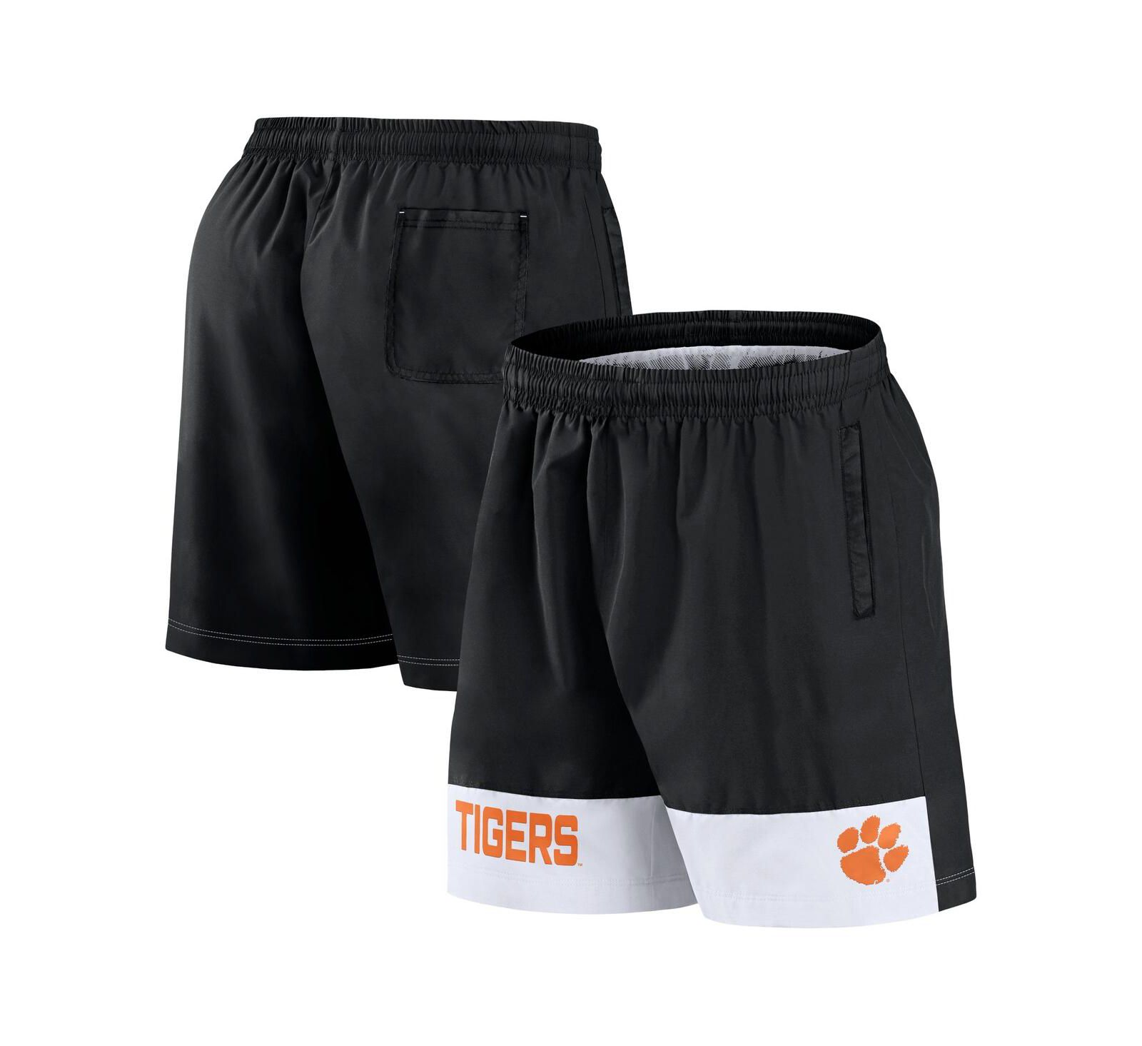 Мужские шорты Fanatics Clemson Tigers Elements Intensity черный