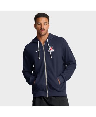 Мужской худи Nike Navy Arizona Wildcats 2025 Sideline Performance на молнии доверху