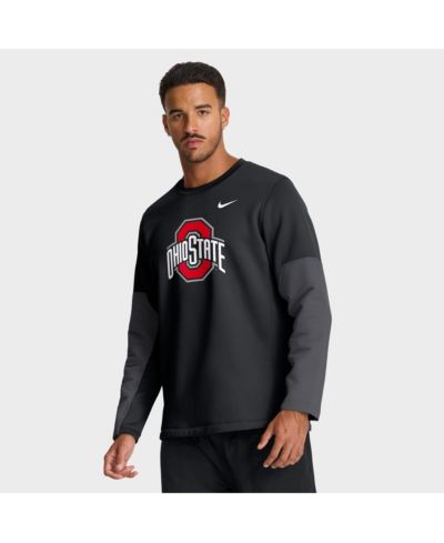 Nike Men's Black Ohio State Buckeyes 2025 Sideline Coach Performance Long Sleeve T-Shirt