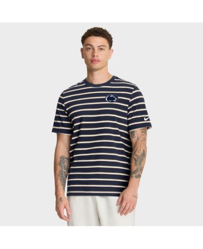 Nike Men's Navy Penn State Nittany Lions Athletic Prep Legacy Summit Stripe T-Shirt