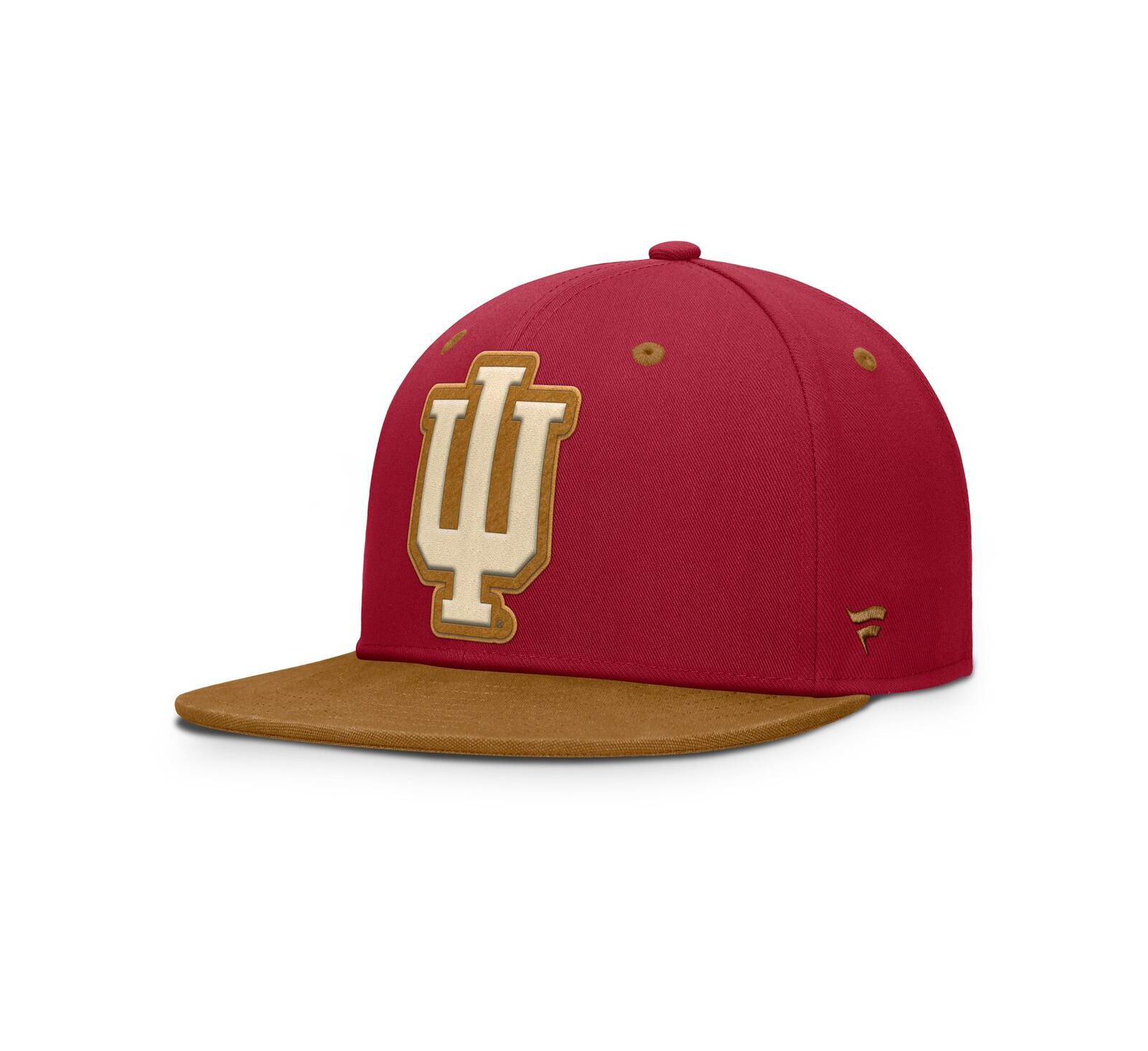 Fanatics Men's Crimson/Brown Indiana Hoosiers NoBo Fitted Hat