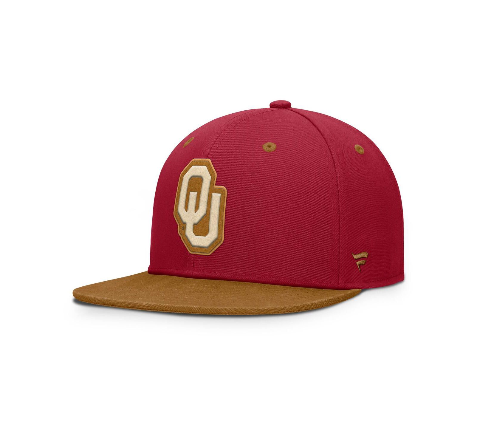 Fanatics Мужская кепка Oklahoma Sooners NoBo, малиновый/коричневый