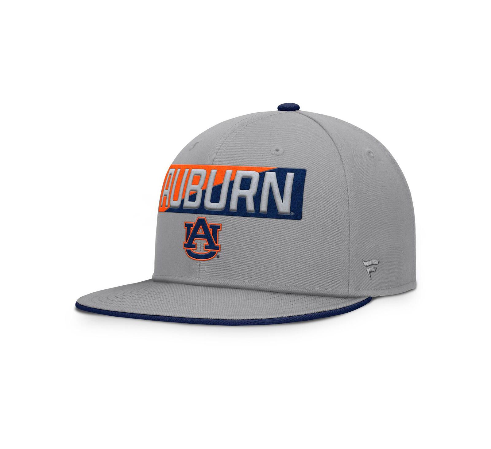 Fanatics Men's Gray Auburn Tigers Duo Snapback Hat