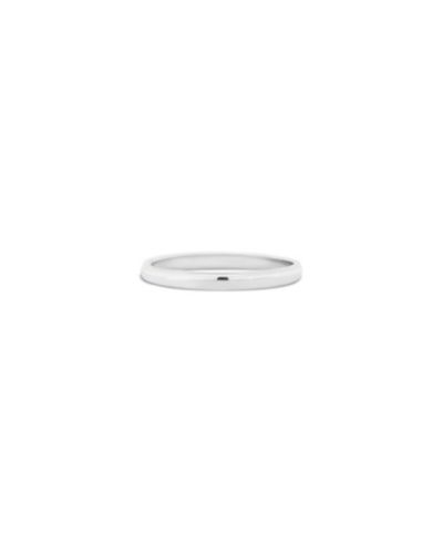 The Lovery Thick Classic Gold Band 14K White Gold