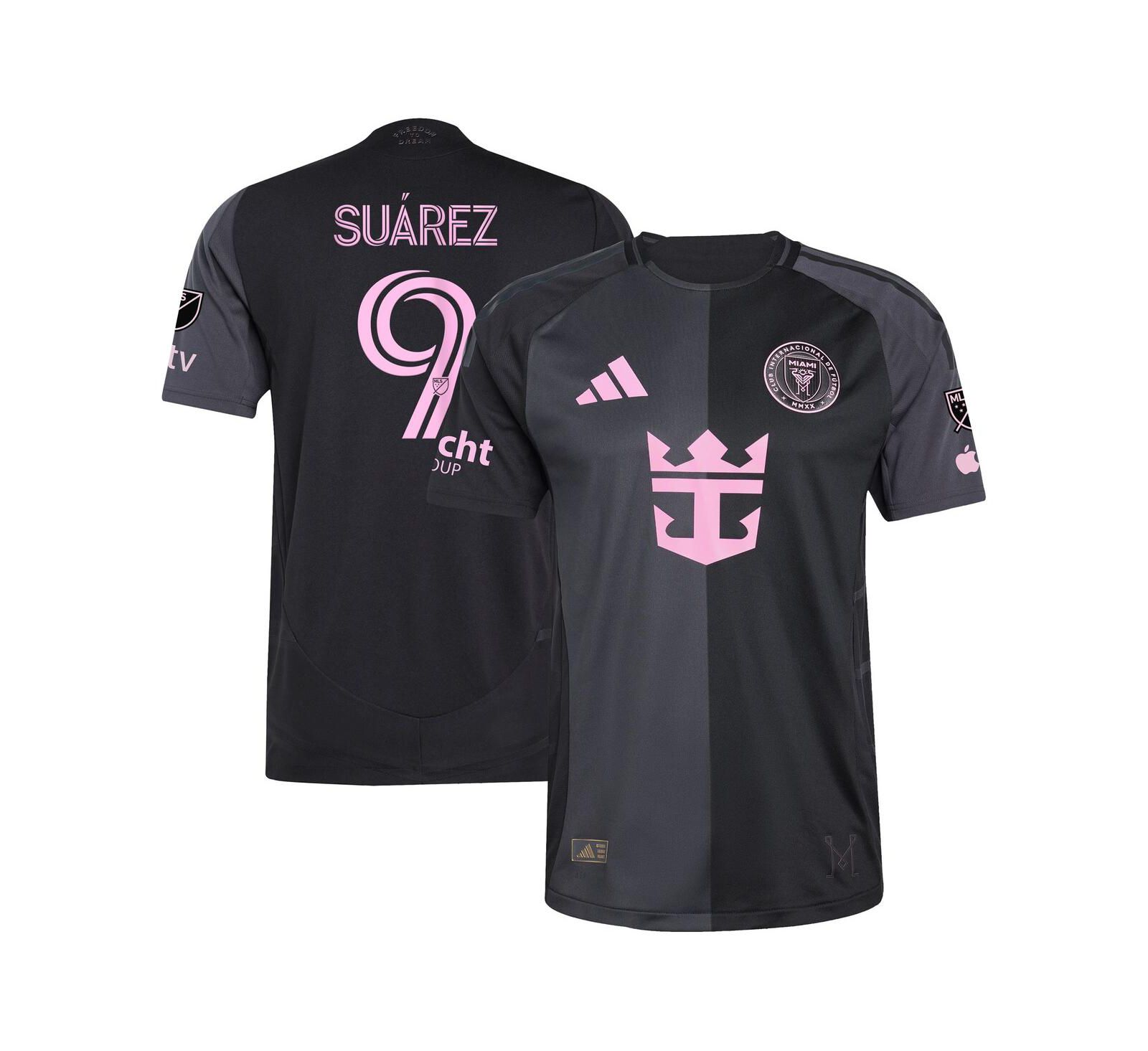 Adidas Men's Luis Suárez Black Inter Miami CF 2025 The Fortitude Kit Authentic Player Jersey