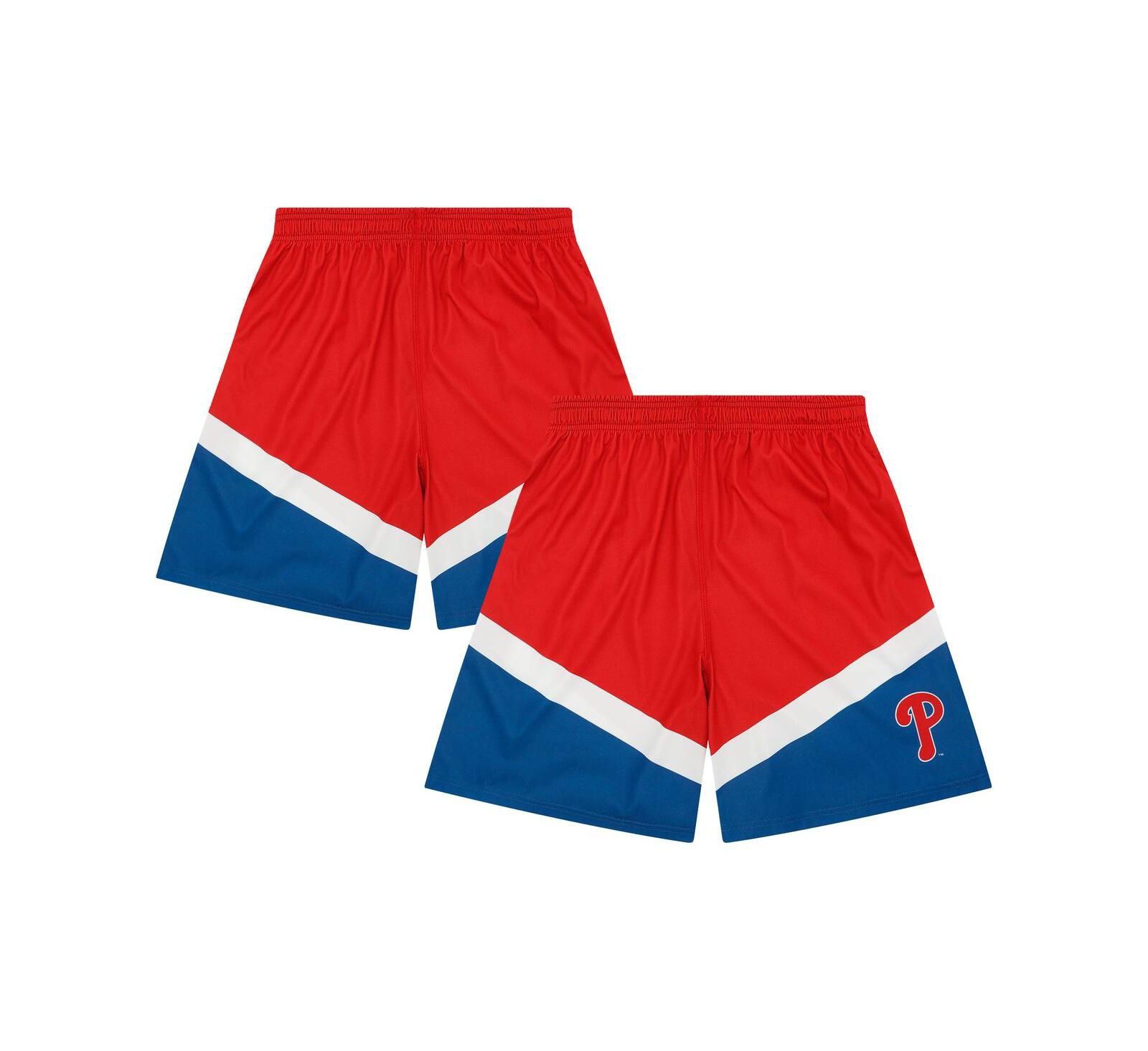 FOCO Men's Red Philadelphia Phillies Color Blocked Shorts