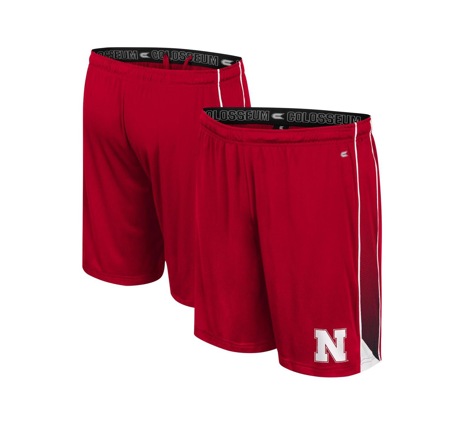 Мужские шорты Colosseum Scarlet Nebraska Huskers