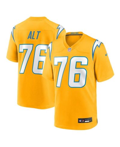 Мужская джерси Nike Joe Alt Gold Los Angeles Chargers Alternate Charger Power Game Player