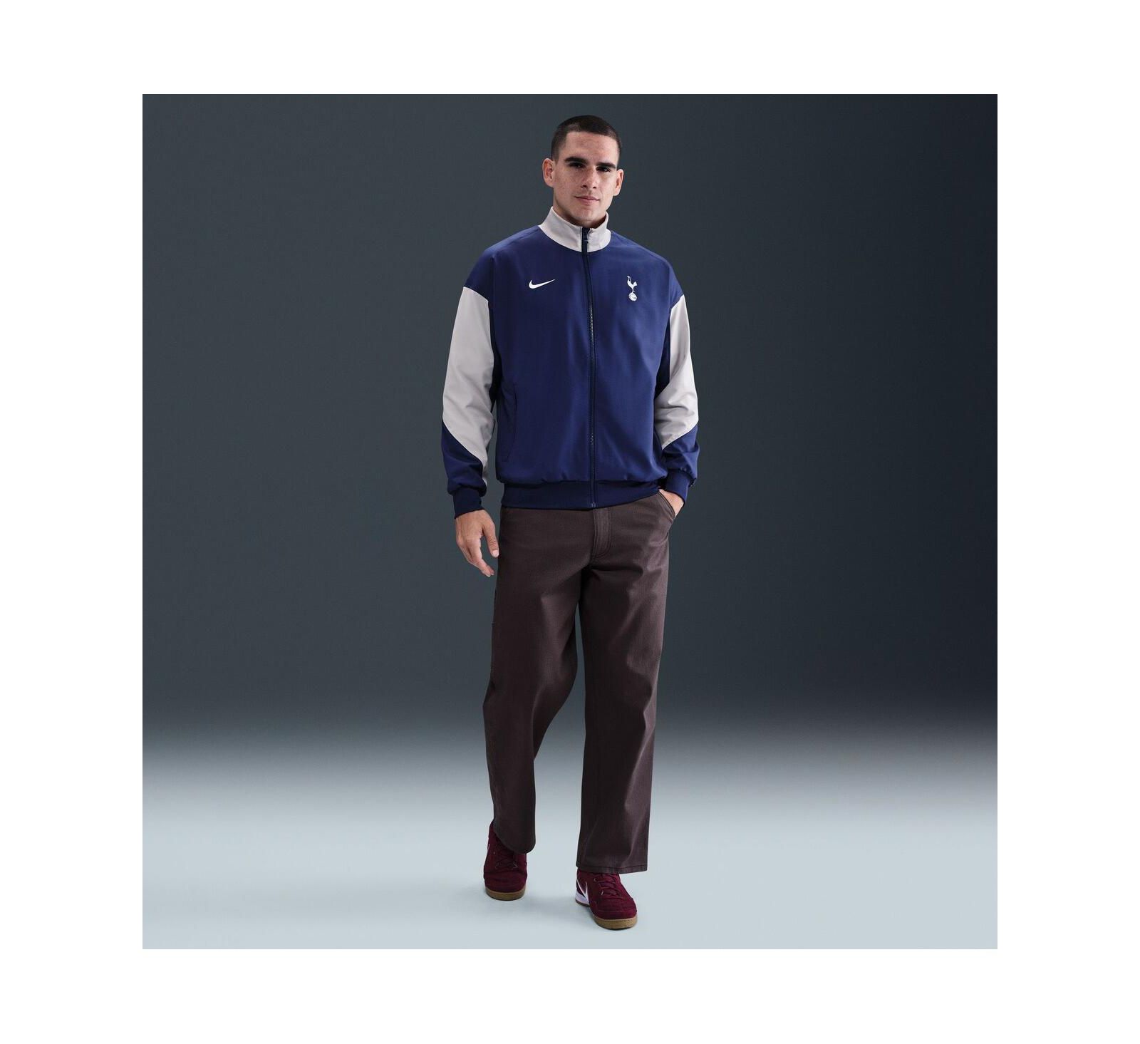 Nike Men's Blue Tottenham Hotspur 2025/26 Strike Anthem Full-Zip Jacket