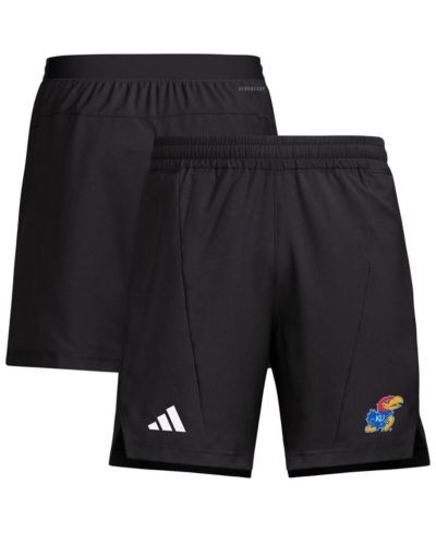 Adidas Men's Black Kansas Jayhawks Program Woven Training Shorts