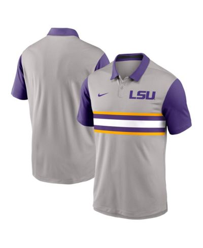 Мужская рубашка-поло Nike LSU Tigers Vapor Performance Gray/Purple