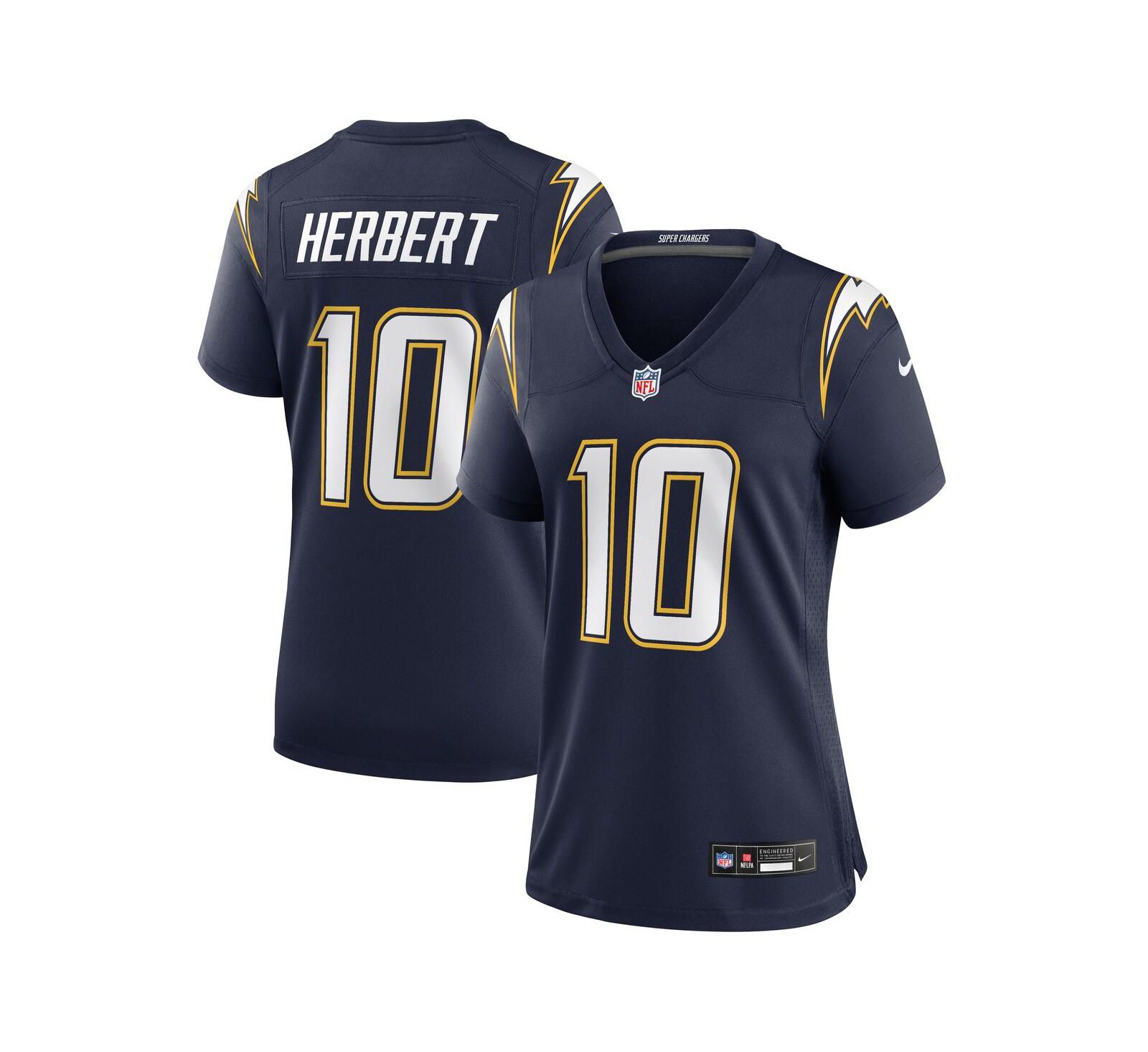 Nike Women's Justin Herbert Navy Los Angeles Chargers Alternate Super Chargers Game Jersey