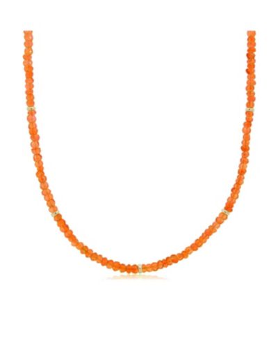 The Lovery Carnelian Bead Necklace