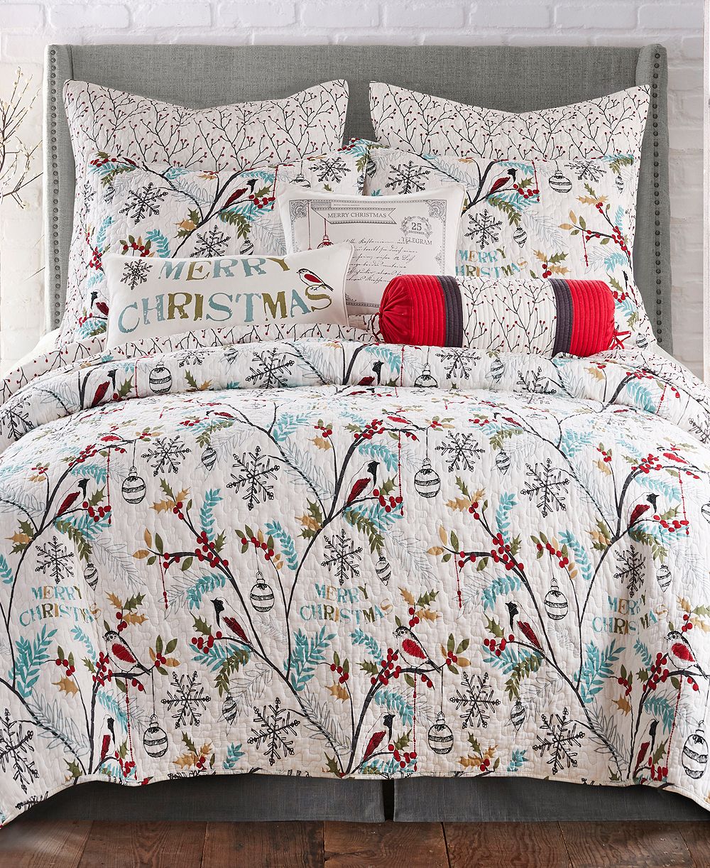 Levtex Home Mistletoe Reversible Quilt, King/California King