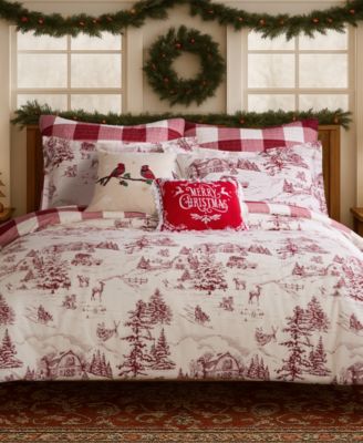 Levtex Home Winter Sleigh Ride Reversible 2-Piece Duvet Cover Set, Twin