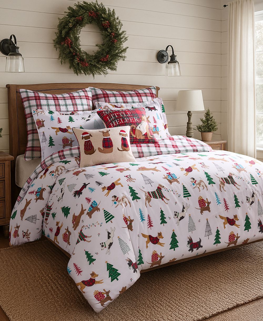 Levtex Home Jingle Paws Reversible 3-Pc. Comforter Set, King