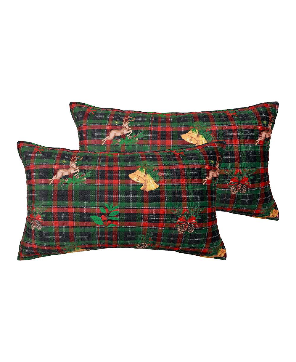 Levtex Home Merry Tartan 2-Pc. Sham Set, King