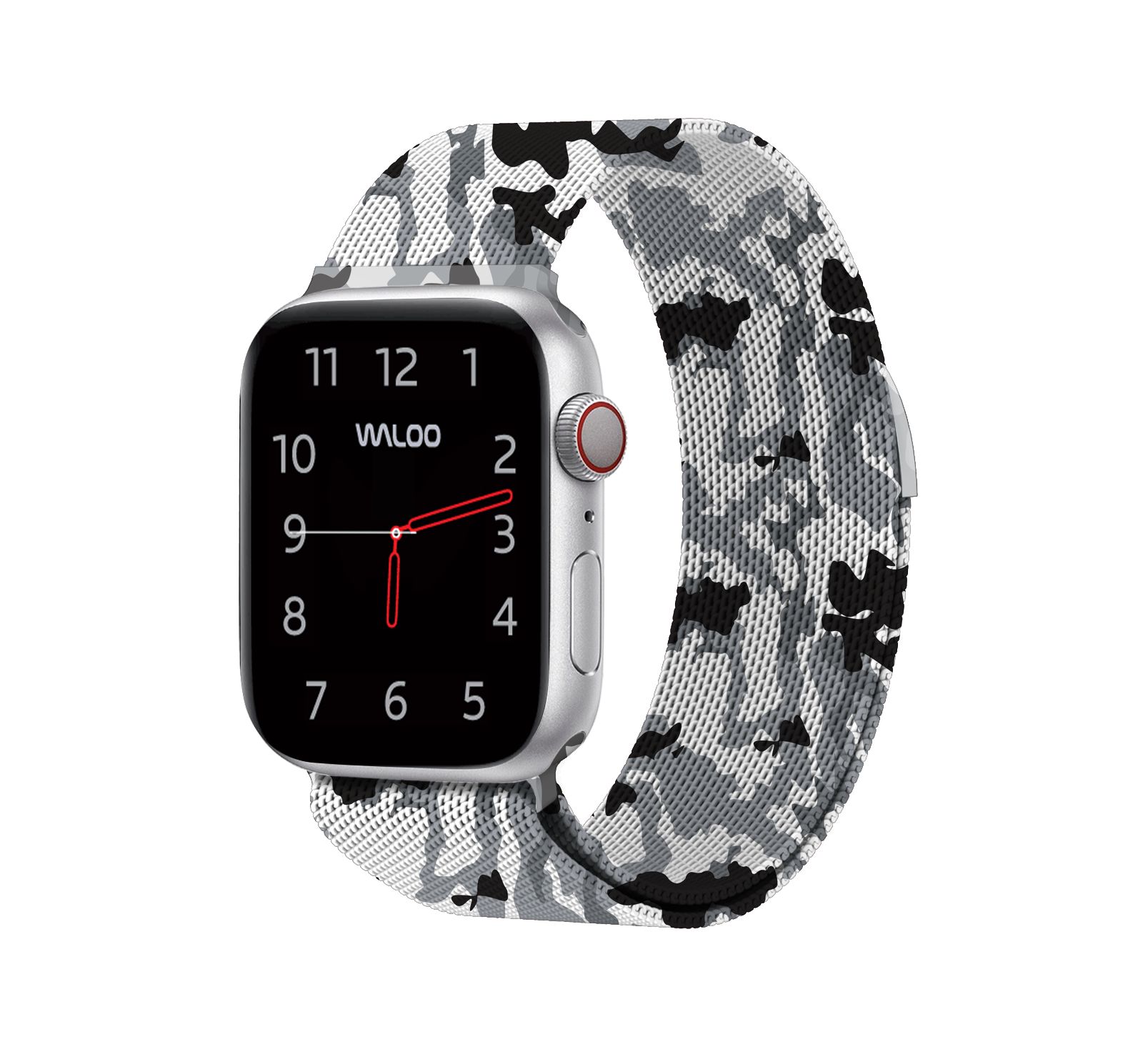 Waloo Camo Magnetic Mesh Replacement Band for Apple Watch