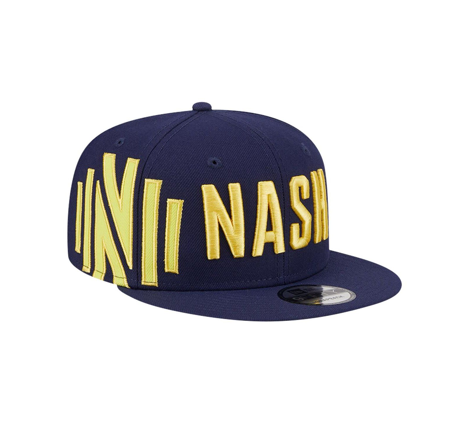 Мужская кепка New Era Nashville SC Jumbo 9FIFTY Snapback, темно-синяя