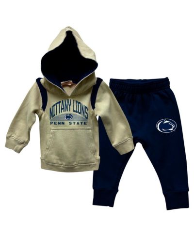 Комплект худи и брюк Wes & Willy Baby Boys and Girls Penn State Nittany Lions Color Block