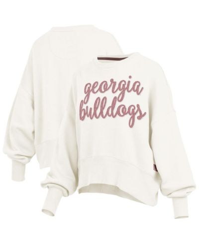 Женский безразмерный свитшот Pressbox Georgia Bulldogs Chelsea Oversized Cream