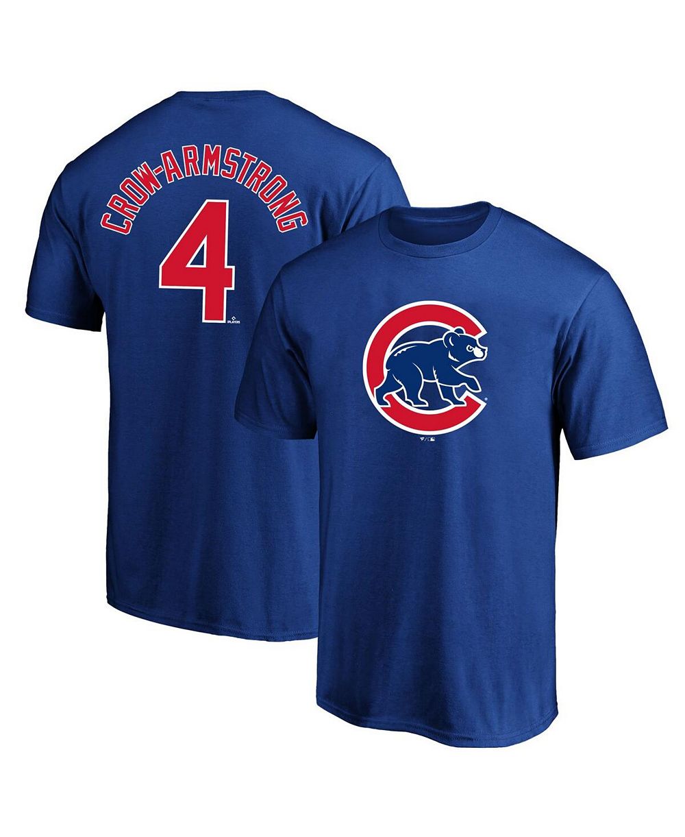Мужская футболка Fanatics Pete Crow-Armstrong Royal Chicago Cubs Big & Tall
