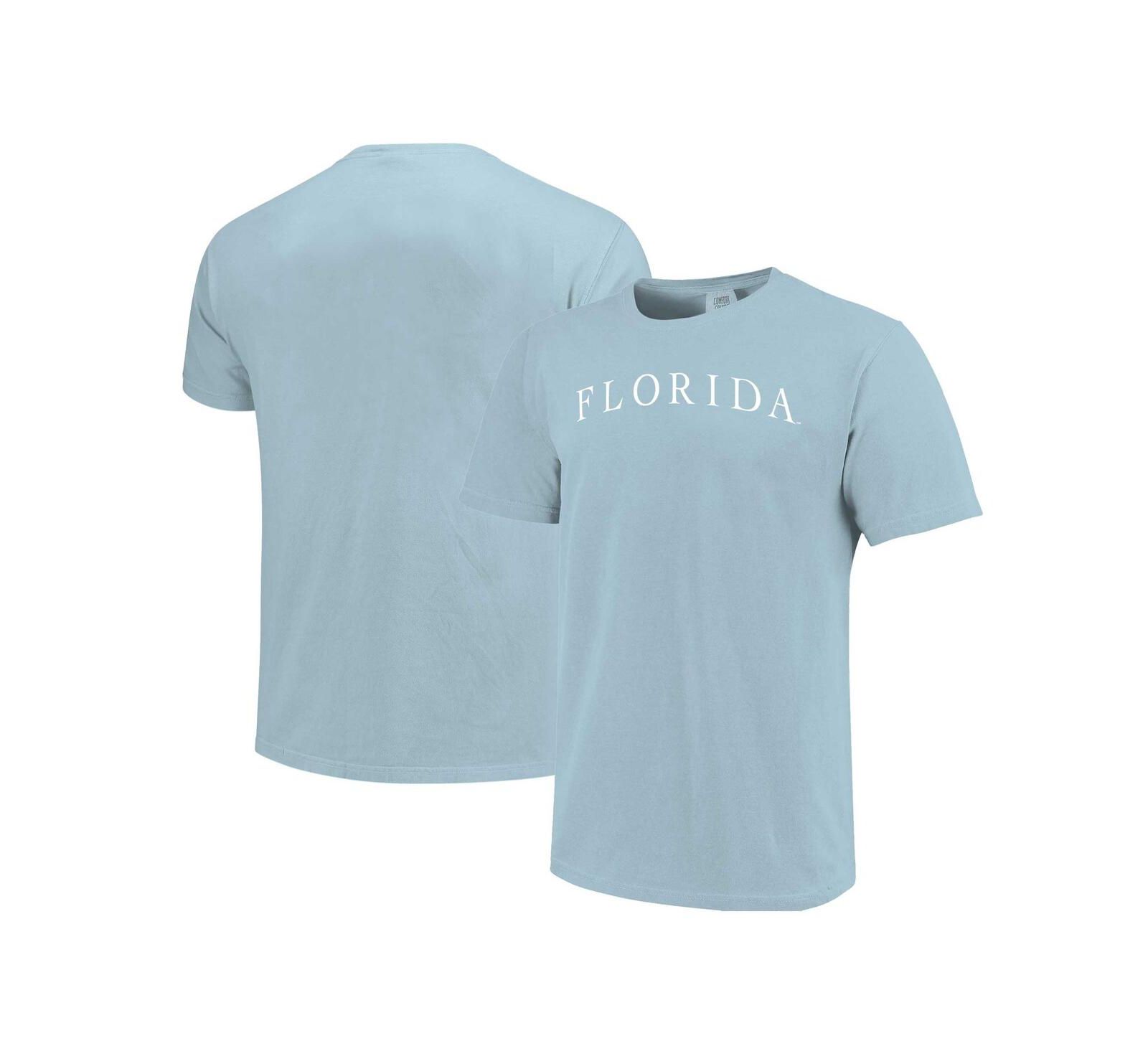 Футболка Image One Men's and Women's Light Blue Florida Gators Comfort Colors