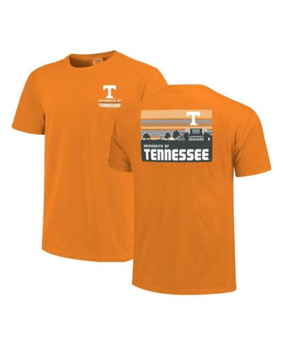 Image One Men's Tennessee Orange Tennessee Volunteers Striped Campus Skyline T-Shirt