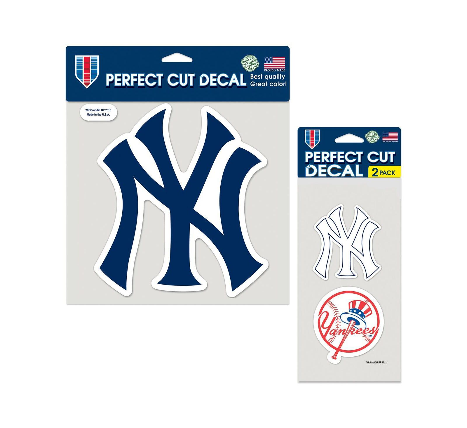 Набор из 2 наклеек Wincraft New York Yankees Perfect Cut Decal