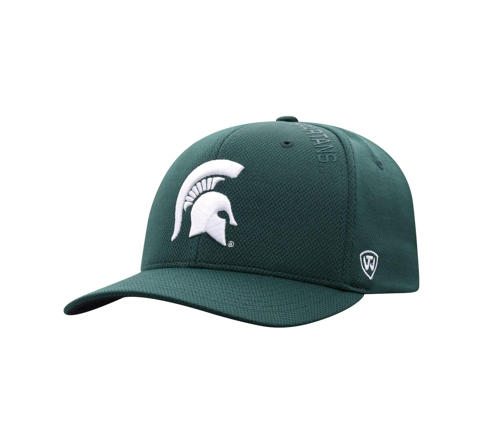 Top of the World Men's Green Michigan State Spartans Reflex 2.0 Flex Hat