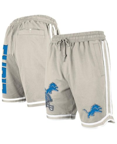 New Era Men's Light Beige Detroit Lions Stone Multi Patch Shorts