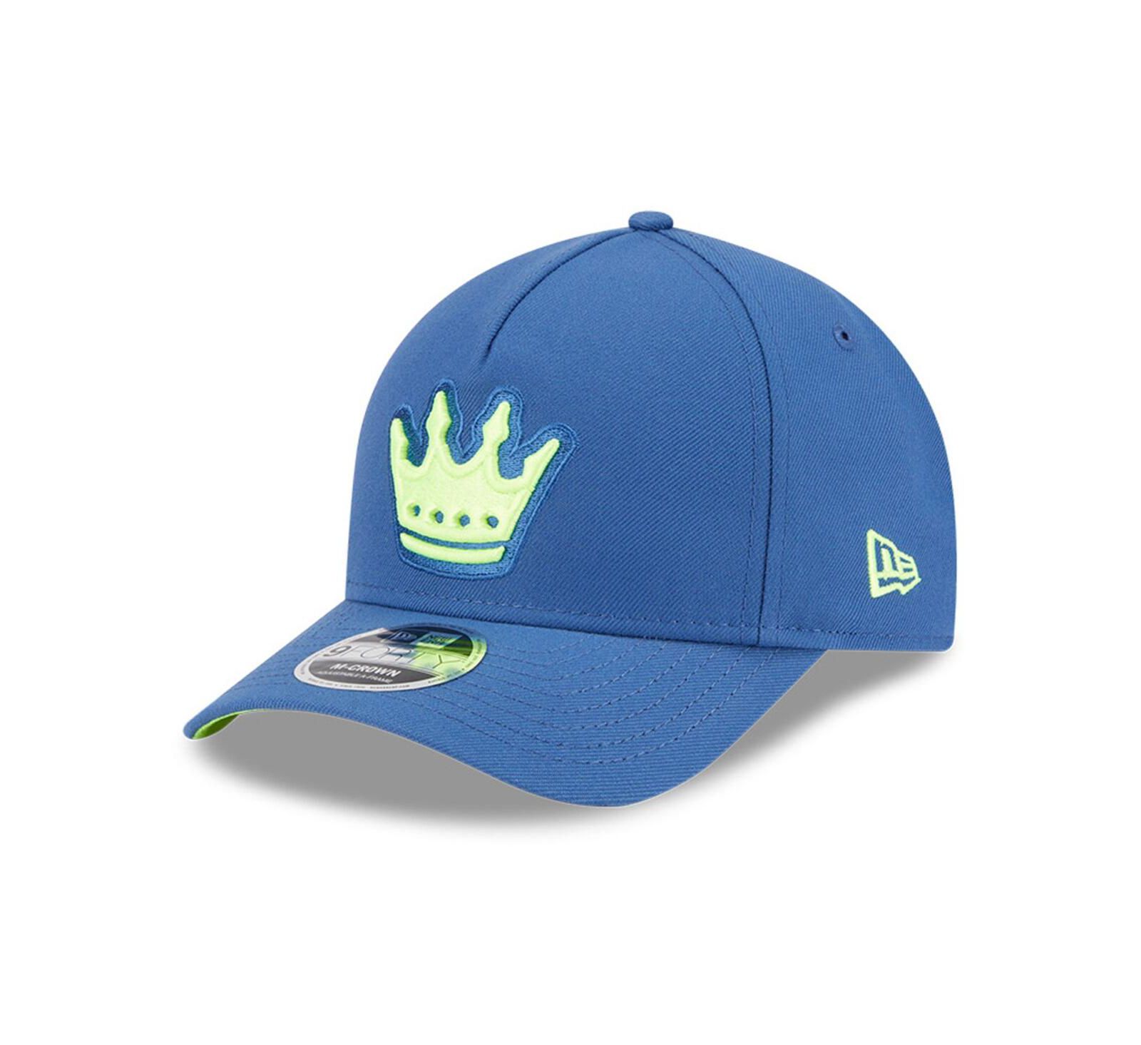 New Era Men's Blue Charlotte FC 2025 Jersey Hook 9FORTY M-Crown Adjustable Hat
