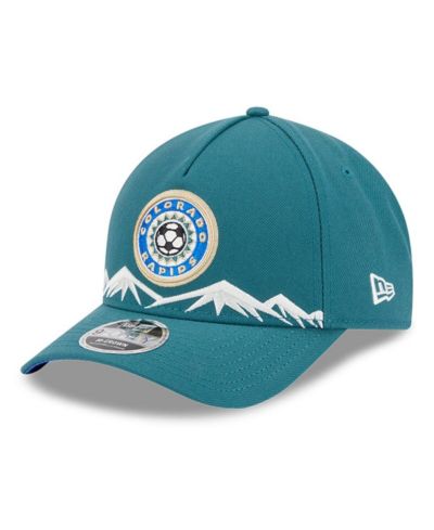 Мужская кепка New Era Colorado Rapids 2025 Jersey Hook 9FORTY M-Crown регулируемая, зеленая