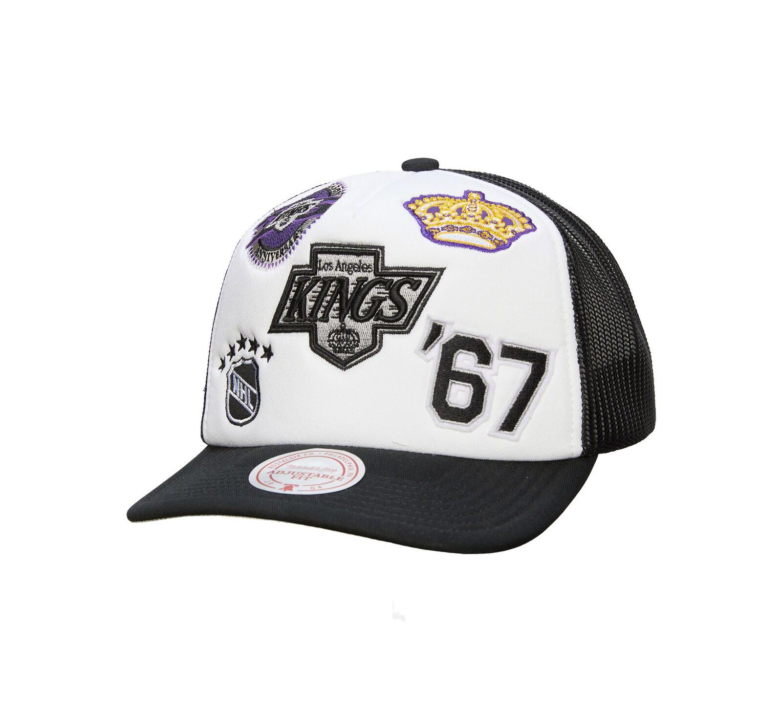 Mitchell & Ness Мужская кепка trucker Los Angeles Kings White/Black
