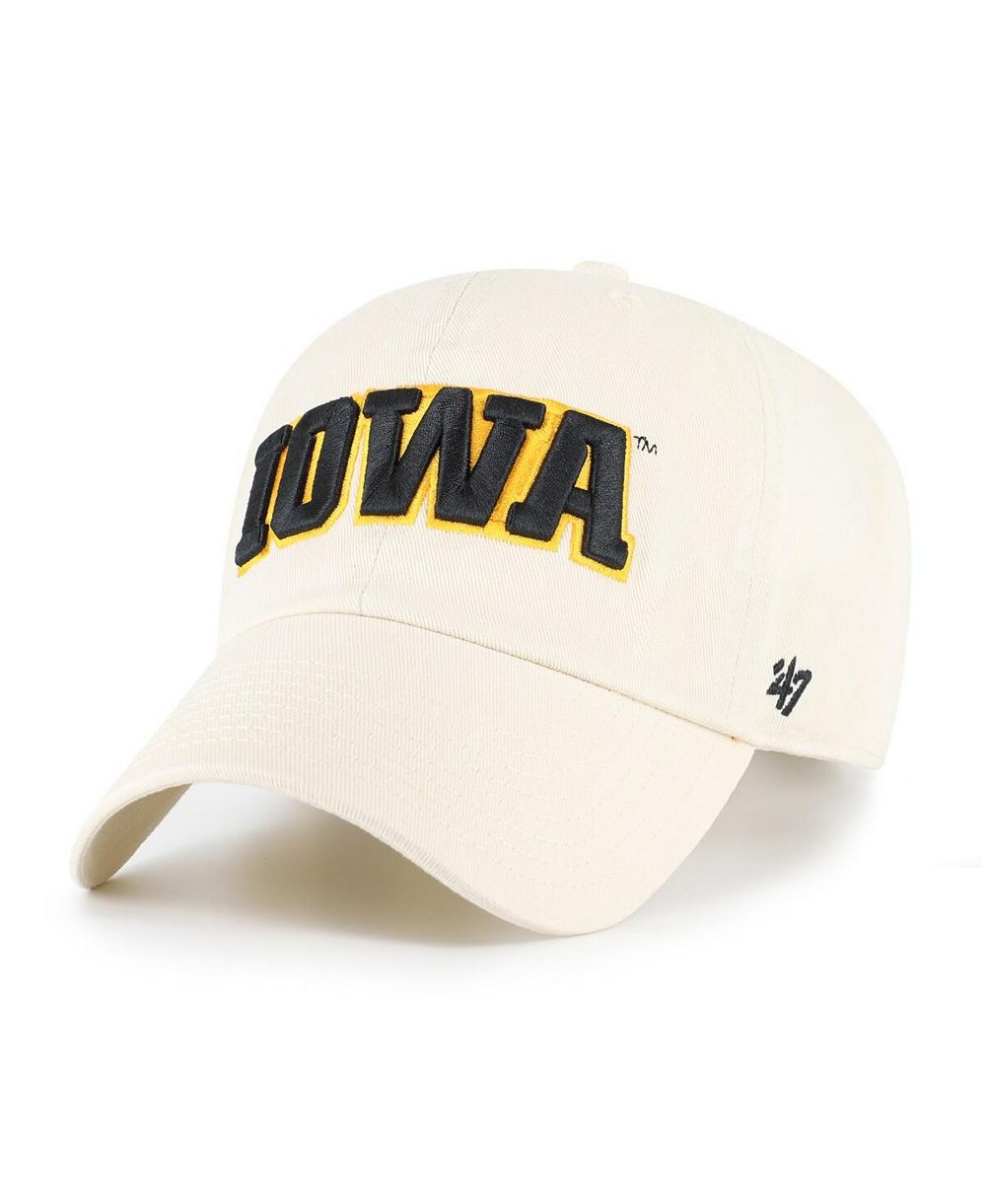 Мужская регулируемая кепка '47 Brand Sand Iowa Hawkeyes Clean Up Hat