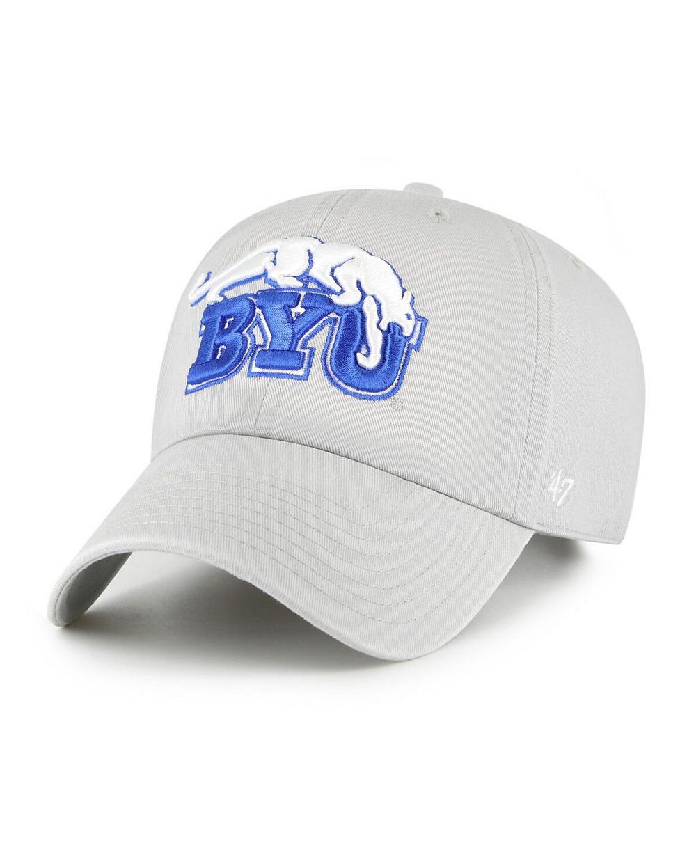 '47 Brand Men's Gray BYU Cougars Vault Clean Up Adjustable Hat