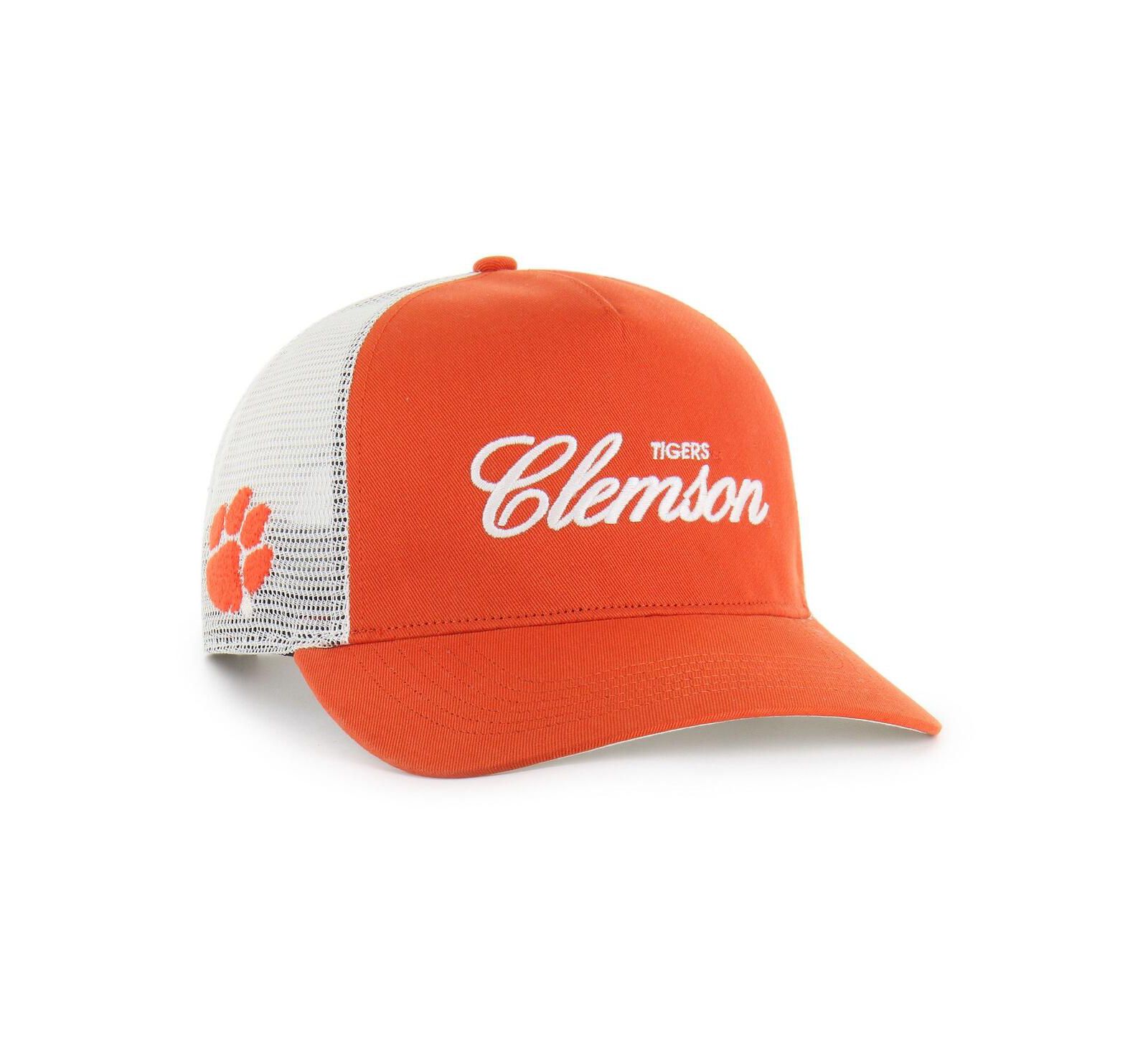 '47 Brand Men's and Women's Orange Clemson Tigers Contemporary Basics Foundation Trucker Hitch Adjustable Hat