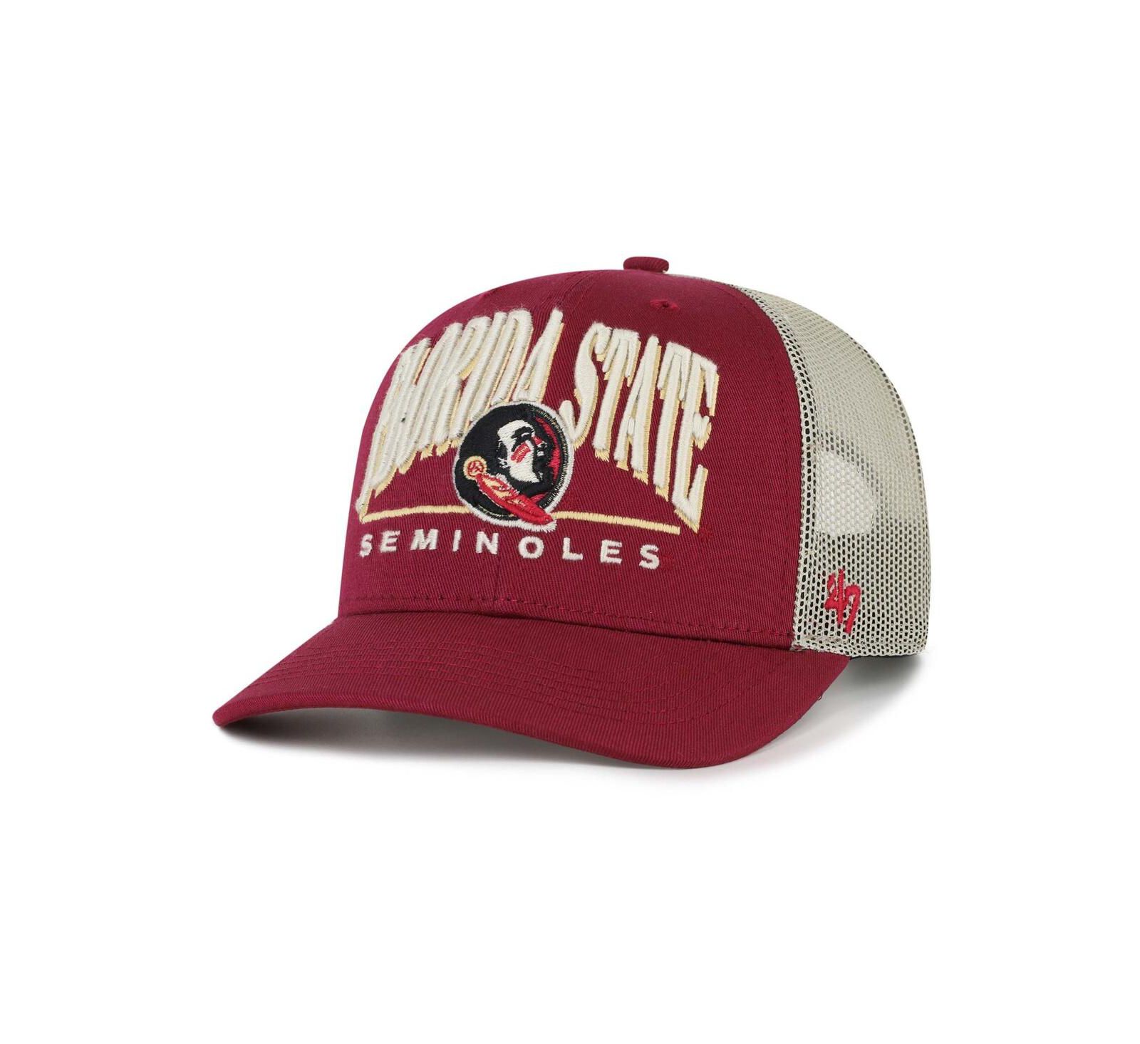 Мужская кепка trucker '47 Brand Florida State Seminoles Arid, цвет garnet