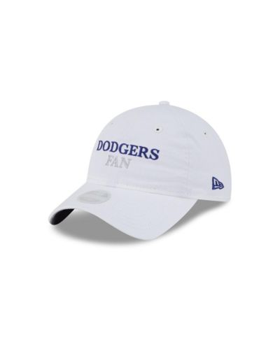 New Era Women's White Los Angeles Dodgers Team Fan 9TWENTY Adjustable Hat