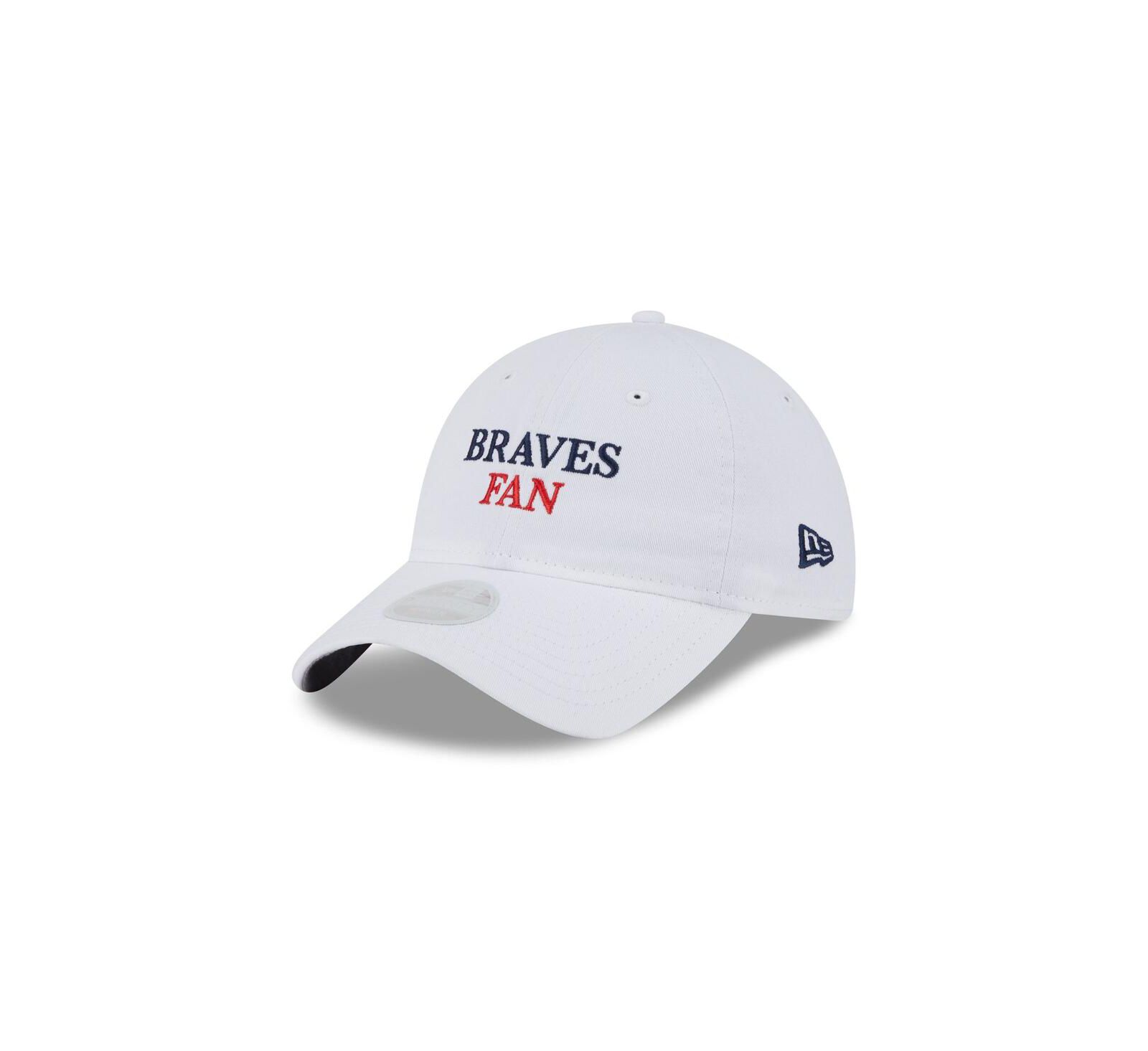 New Era Women's White Atlanta Braves Team Fan 9TWENTY Adjustable Hat