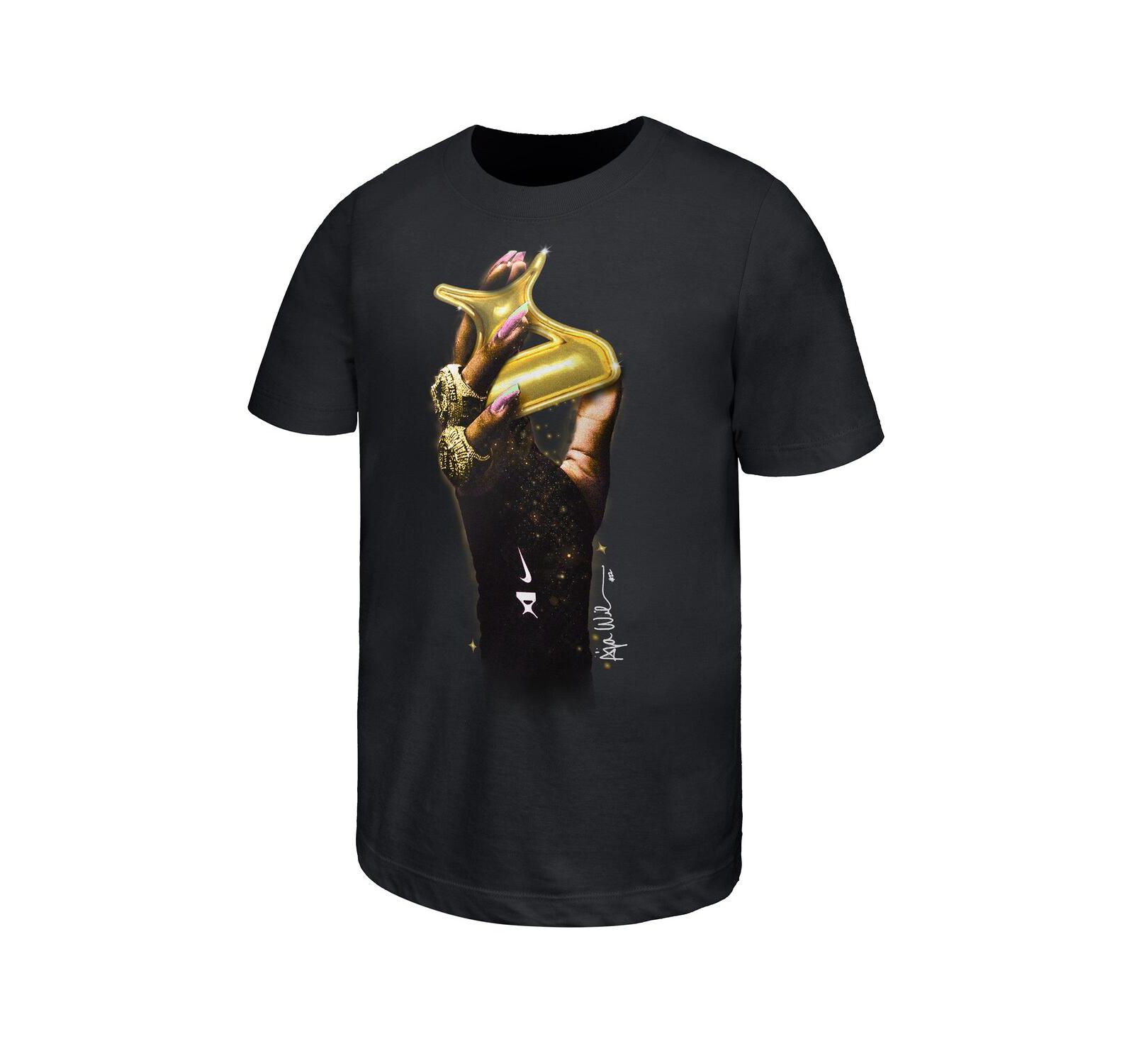 Nike T-shirt A'ja Wilson Black Las Vegas Aces для детей