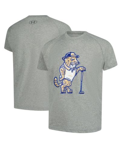 Under Armour Big Boys and Girls Heather Gray THE PLAYERS Raglan Tech T-Shirt