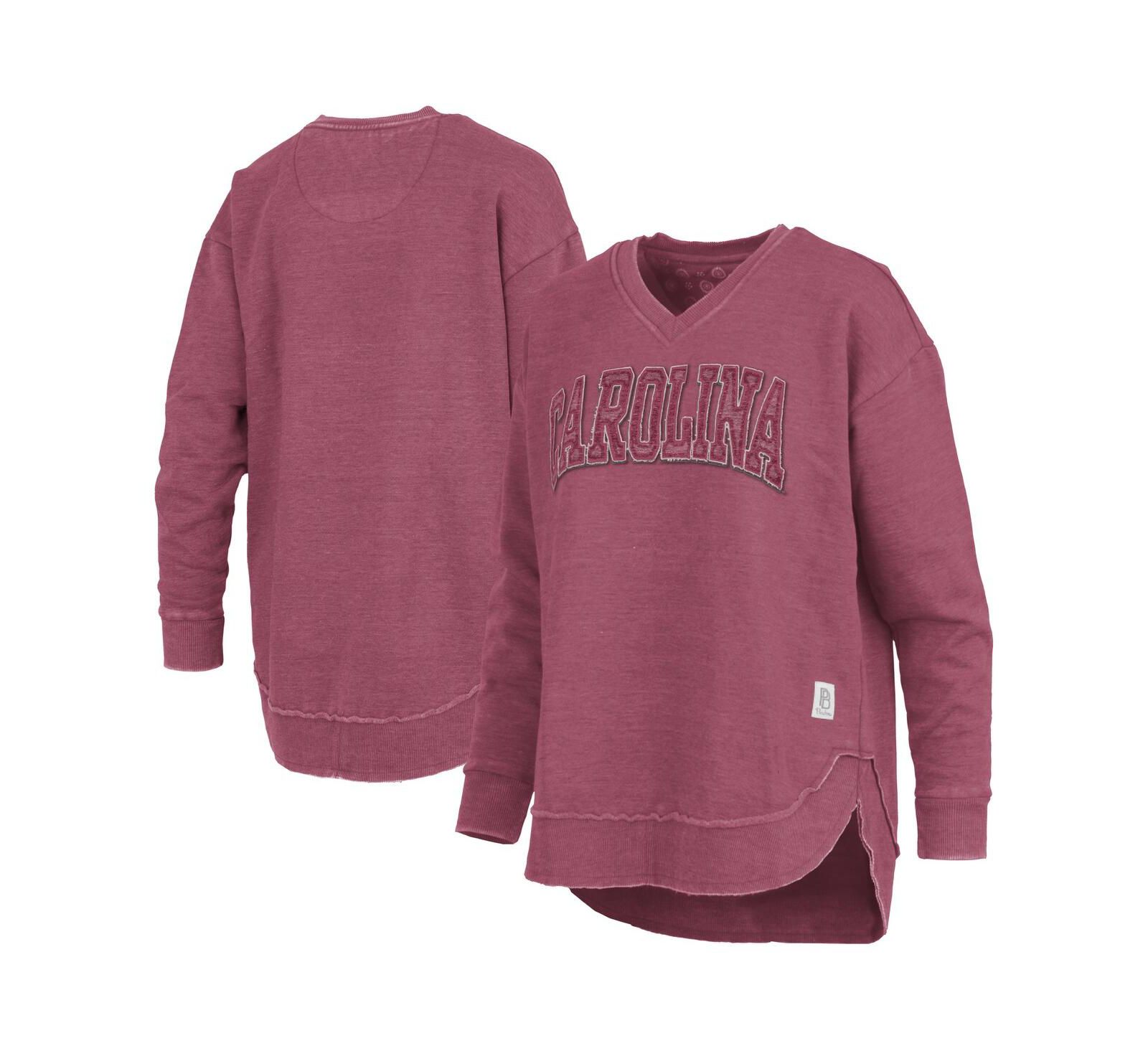 Женский свитшот Pressbox South Carolina Gamecocks Westin Poncho V-Neck Pullover