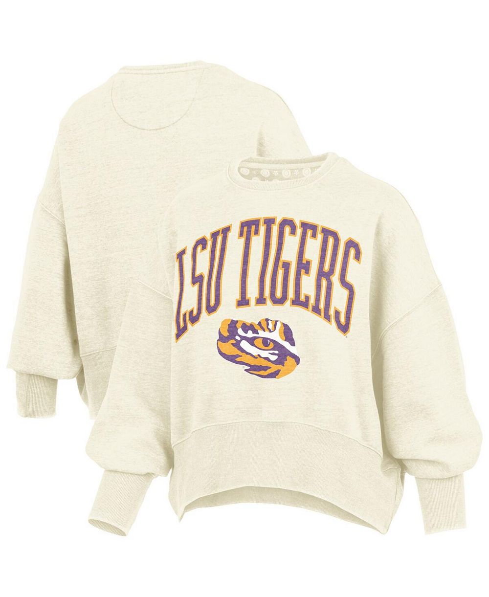 Pressbox Женская оверсайз толстовка Crewneck с логотипом LSU Tigers