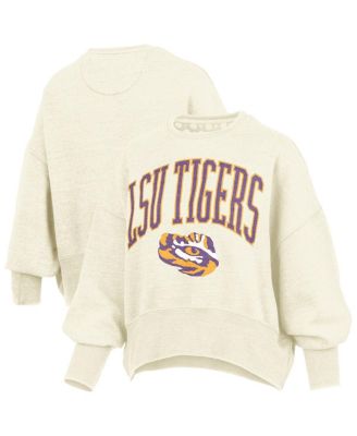 Pressbox Женская оверсайз толстовка Crewneck с логотипом LSU Tigers