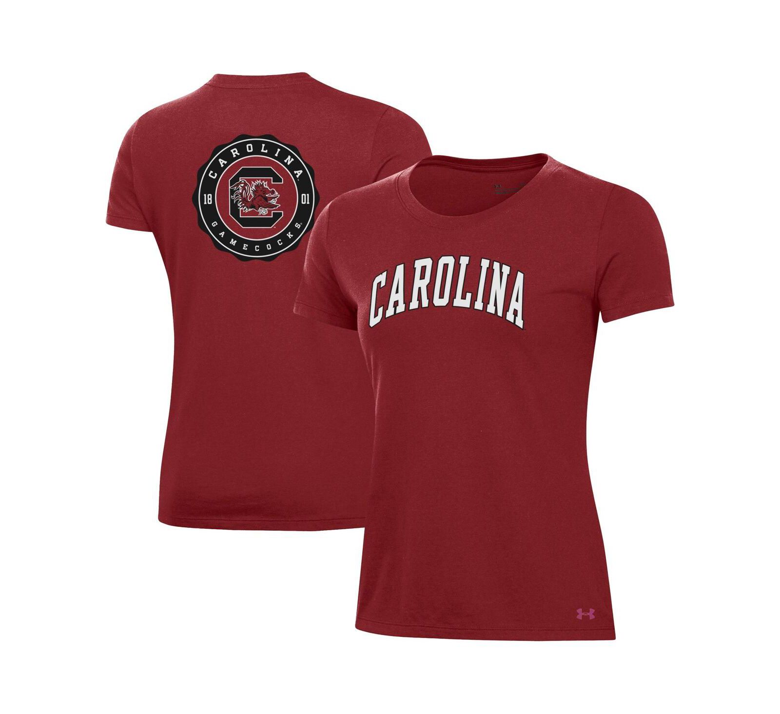 Under Armour Women's Garnet South Carolina Gamecocks Essentials 2-Hit Performance T-Shirt