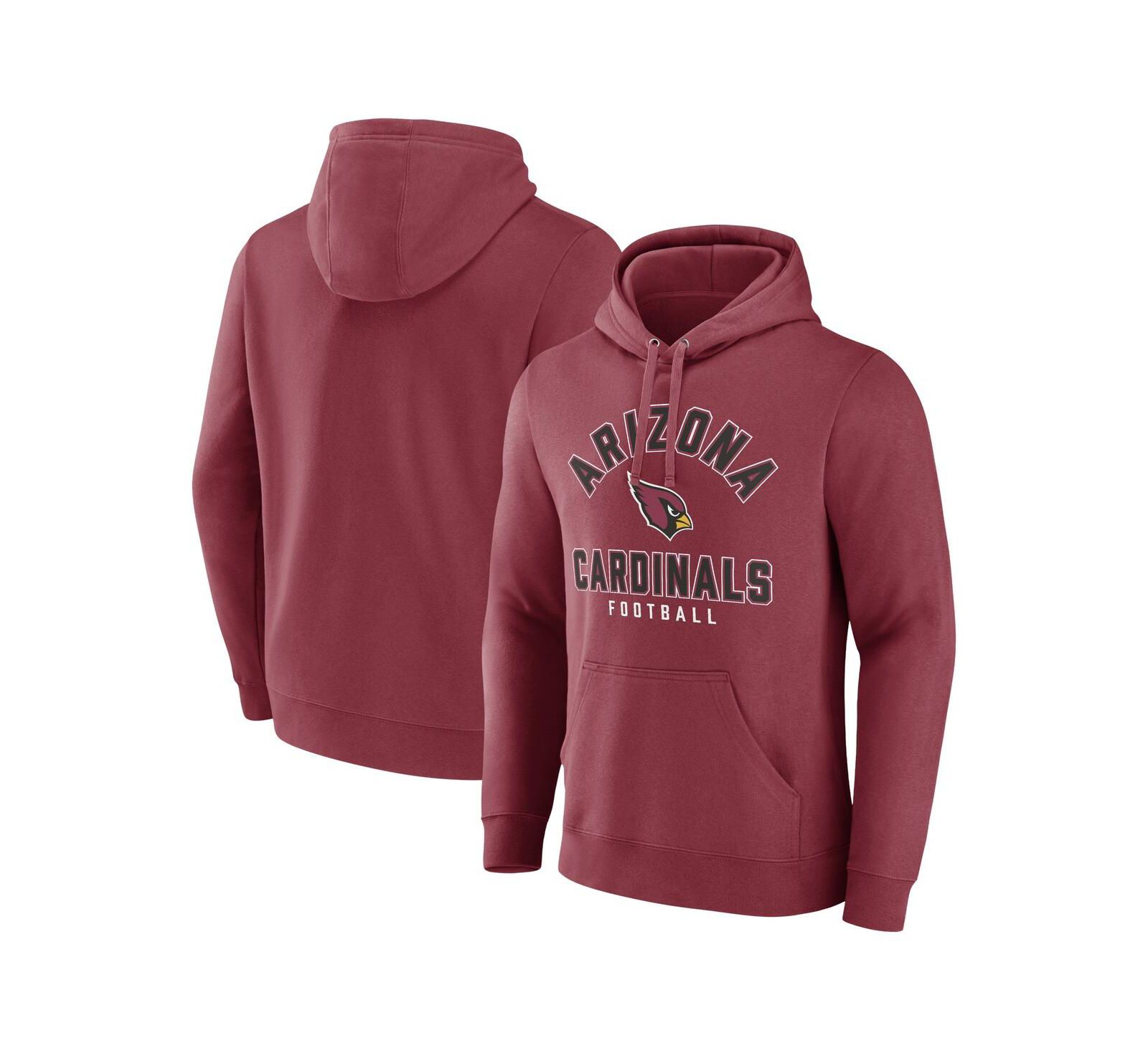 Мужское худи Fanatics Cardinal Arizona Cardinals Between the Pylons Pullover