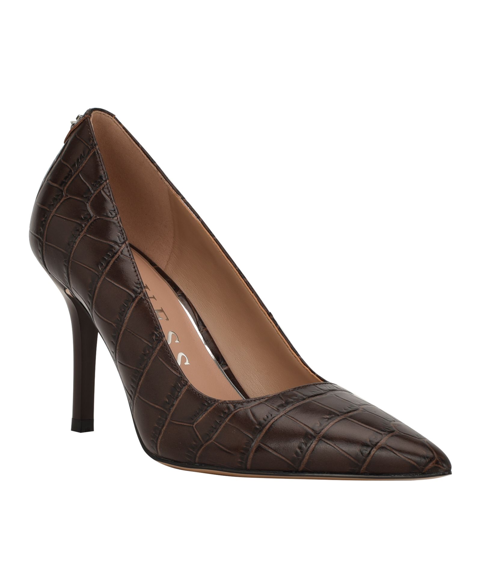 Женские туфли GUESS Prindy Square Topline Pointed Toe Fashion Heel
