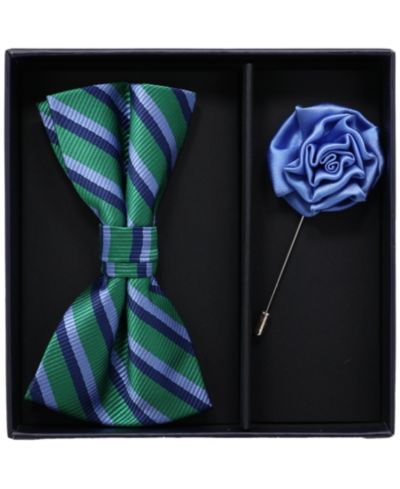 Ben Sherman Мужской набор из галстука-бабочки и значка 2-Piece Pre-Tied Bow and Lapel Pin Set